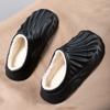 Men Warm Winter Cotton Shoes Women Warm Fur Home Slippers EVA Non-Slip Plush Slippers Indoor Couple Thick Sole Footwear Slides