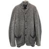 08sircus Mohair Blend Knit Jacket 2/48 Gray Men's Used