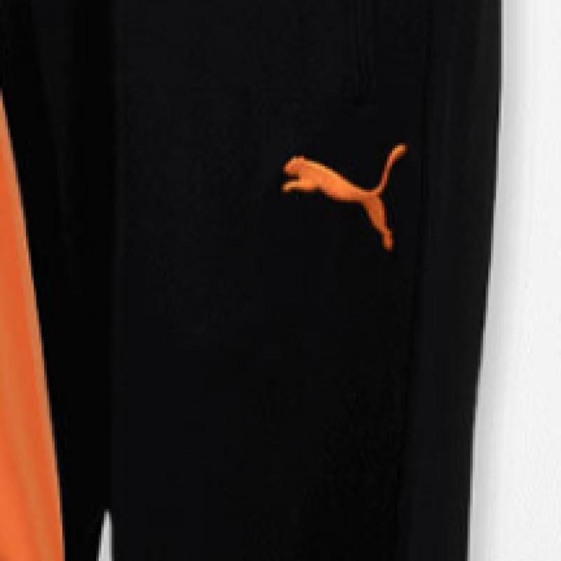 Puma Клубный зимний комплект из толстовок и ворсового тренировочного костюма оранжевого цвета