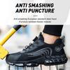Rotating Button Safety Shoes Men For Work Sneakers Shoes Anti Smash Puncture-Proof Protective Men Shoes Steel Toe Work Boots