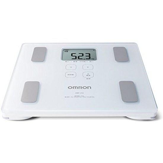 Omron Body Weight Composition Scale Karada Scan White HBF-214-W Thin design thickness 28mm Large character display