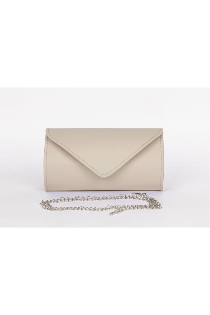 Women's Stylish and Useful Evening Dress Bag Cream Line Pattern Evening Dress Bag