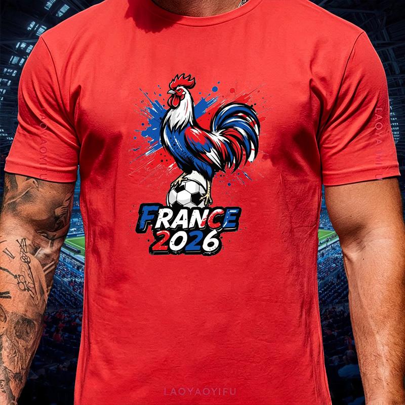 France Champion 2026 Usa Mexico Canada Football Tour T Shirt Unisex Splash Gallic Rooster Print Pride Match Day Fan Gift Tee