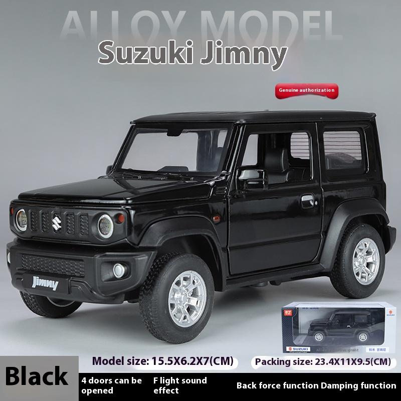 1:24 Suzuki Jimny Off Road SUV Alloy Diecast Модель автомобиля Звук и Свет Коллекция Дисплей Хобби Украшения Подарки Для Парня