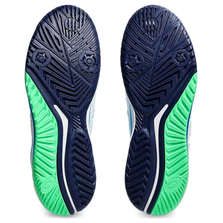 Asics Гель Resolution 9 Белый Цифровой Аква 1041A330-103