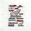 FOR HONDA RACING All Purpose Reflective Waterproof Scratch Blocker Decal Car Bike Helmet Cup Refrigerator Decorative Stickers aih256