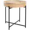 Jardinière - DKD HOME DECOR - Standard - Métal Et Rotin - Noir - 43x43x46 Cm