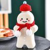 Gingerbread Man Drink Bottles with Lid 400ml Reusable Christmas Beverage Container for Milk Juice Tea Coffee DIY Festive Gifts