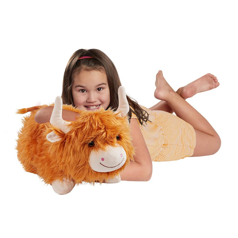 Pillow Pets 18"""" Highland Cow Pl schtier