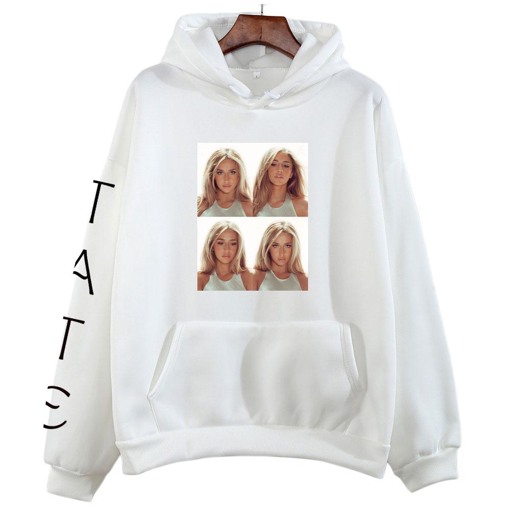 Tate McRae Mind Pullover Hoodie Fashion Casual Hoodies Women Men Long Sleeve Hooded Sweatshirts Streetwear Pullover Trendy Tops