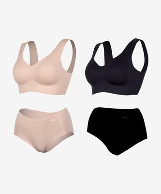 PUMA BODYWEAR [2 шт.] Бюстгальтер и трусики Coreline, стиль майки