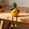 Забавные скульптуры фруктов, отличающиеся очаровательными формами и дизайном, такими как ананас, банан, лимон и апельсин.