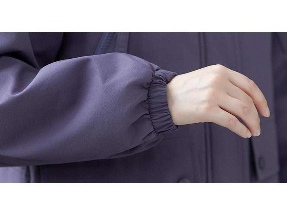 Женский короткий тренч на флисовой подкладке с хлопковой набивкой - Повседневный, универсальный, свободного кроя, весна и осень 2025.