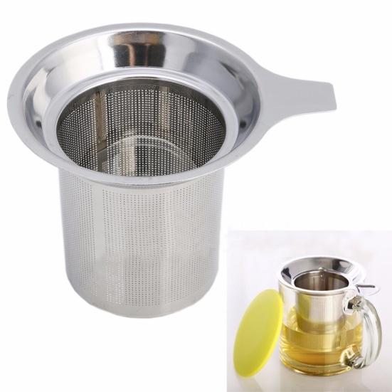 Stainless Steel Mesh Tea Infuser Reusable Strainer Loose Tea Leaf Spice Filter