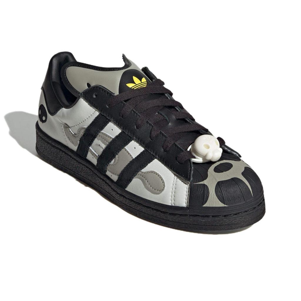 ОФФГОД:TATE x adidas Superstar 82 Orbit Grey Core Black Yellow Унисекс Кроссовки JQ8778