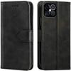 Flip Case for iPhone 12 Pro Max (6.7 "), Premium Protection 360° Full Card Slot - Black
