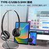 Wantek Type-C USB 3.5mm Headset, Binaural, with Noise-Canceling Microphone and Online Wired Control, PC Headphones for Web Conferencing, Skype, Office