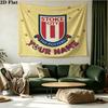 Custom Name Stoke City Printed Tapestry – Wall Hanging for Bedrooms, Dorms, and Home Decor