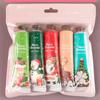 5pcs/box Christmas Gift Ice Cream Hand Cream Set 30g Fruit Fragrance Moisturizing Hydration