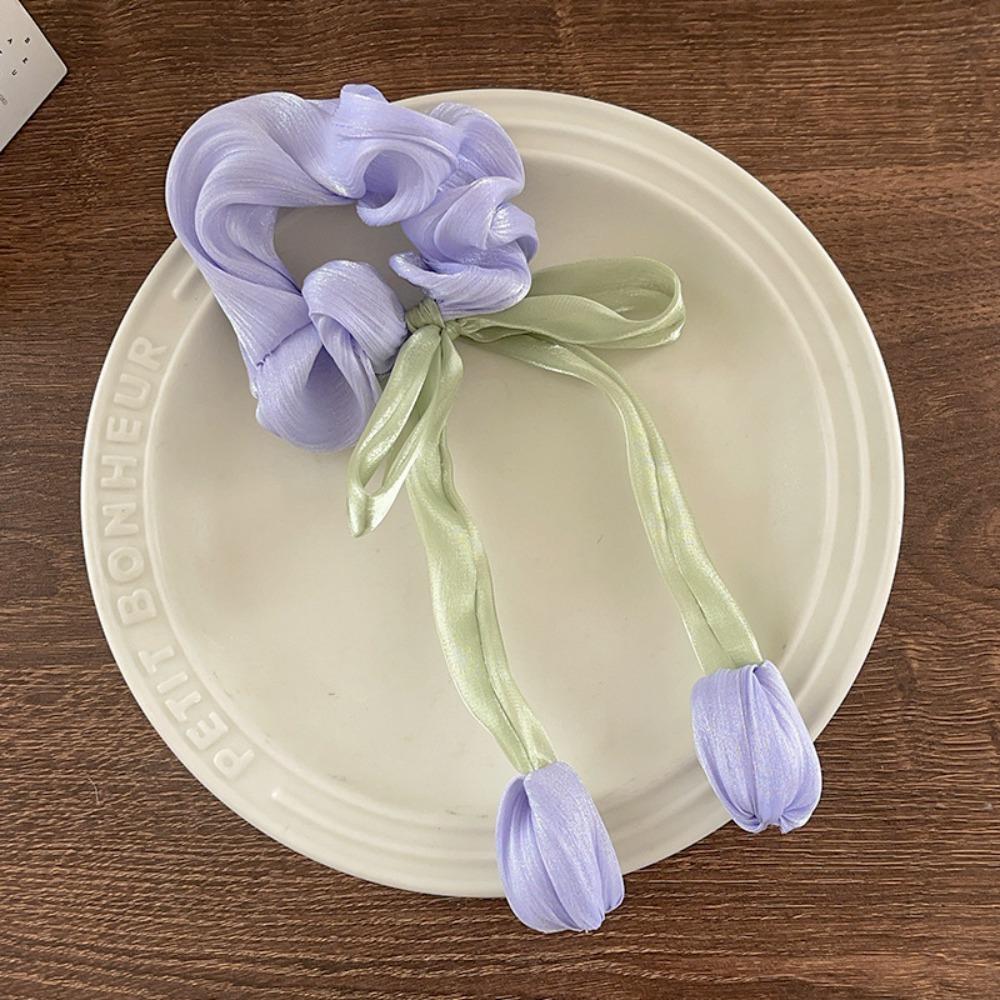 Tulip Ribbon Hair Clip Sweet Hairpin New Hair Rope Hair Accessories