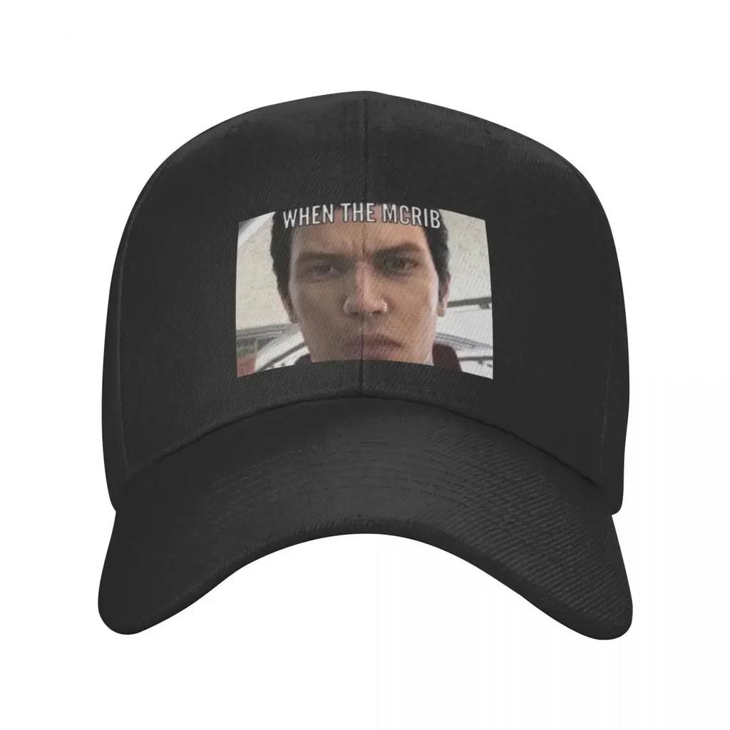 when the McRib Baseball Cap Hat Man Luxury Designer Hat Luxury Hat Womens Beach Visor Mens