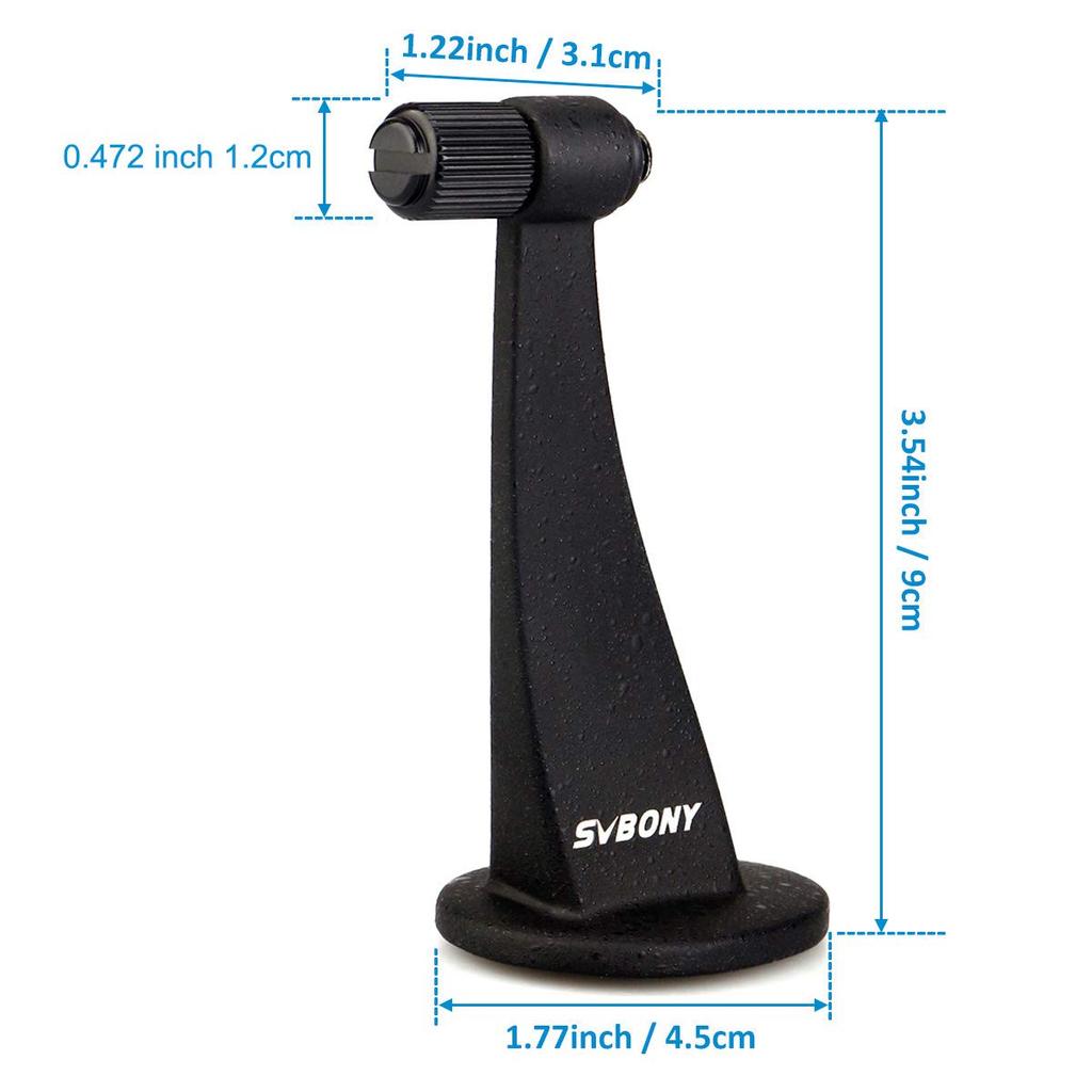SVBONY SV111 Binocular Tripod Pino Also Compatible with Monoculars Adapter, Holder, Black,