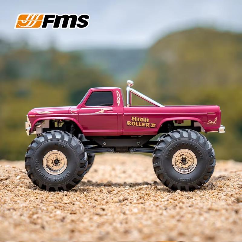 FMS 1/24 Crusher Climbing Car RC Remote Control Off-Road Vehicle Climbing Car Four-wheel Drive Electric Vehicle Car Model RTR