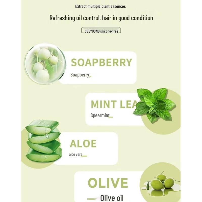 Seeyoung Soapberry Oil-Control & Volumizing Shampoo
