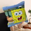 Cartoon S-Sponge-B-Bob Pillow Cushion Cover Pillowcase Living Room Sofa Home Decor