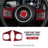 Real Hard Carbon Fiber Sticker For Fiat 500 Abarth 595 695 2008-2014 2015 2016 2017 2018 2019 2020 2025 2025 2025 Car Interior