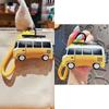 Cute Bus Shape Keychain Unique Bag Pendant Creative Cartoon Airplane Keychain  Gift