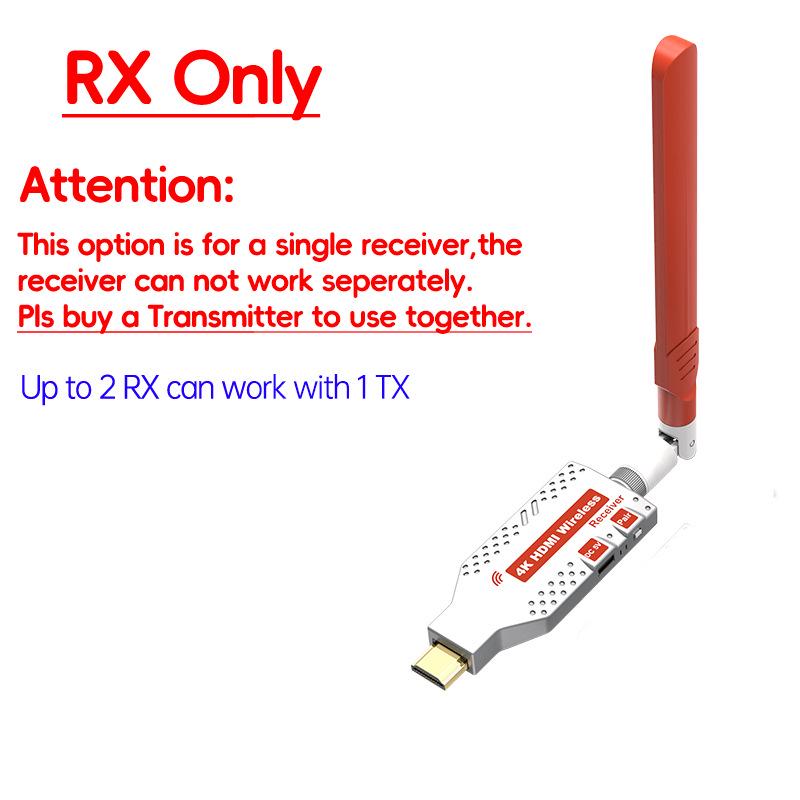 4K Wireless HDMI Extender and Receiver 150M for Screen Projection