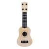 Mini 4 Strings Classical Ukulele Guitar Toy Simulation Kids Children Beginner Music Enlightenment Small Guitar for Entertainment