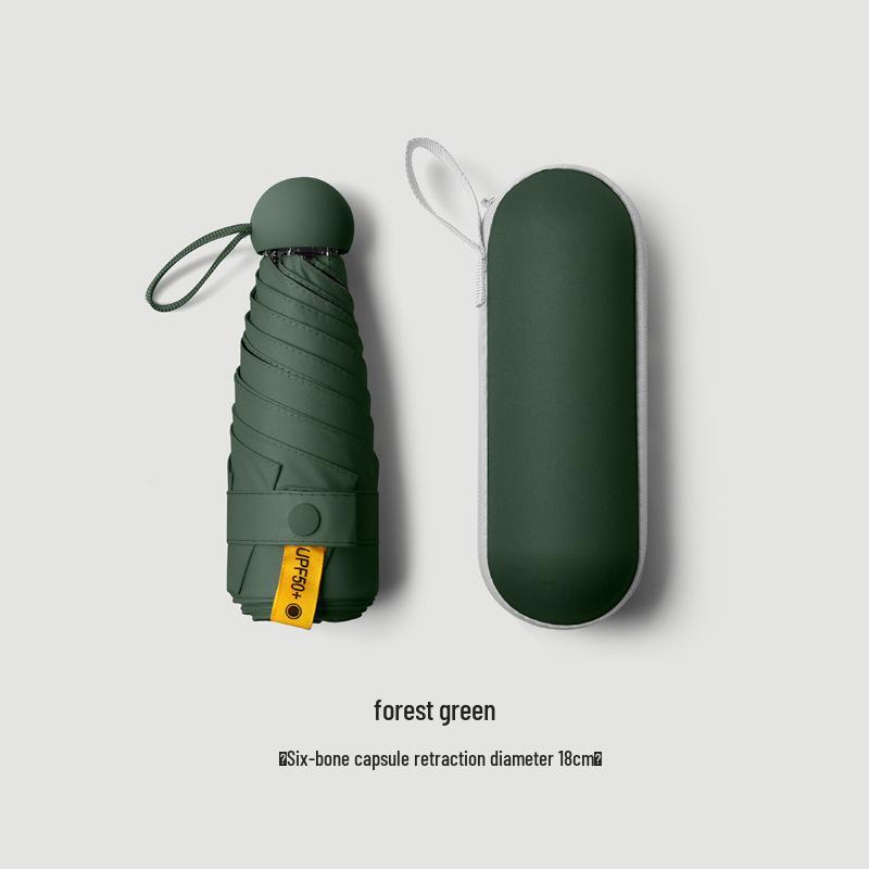 Скидка 50% на женский складной зонт от солнца с защитой от УФ-лучей - Ультралегкий, для дождя или солнца