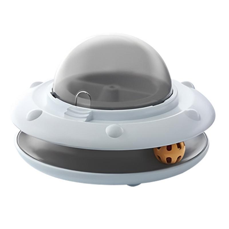 Автоматический диспенсер лакомств для кошек, интерактивная игрушка-медленная кормушка с технологией датчиков движения для активных кошек