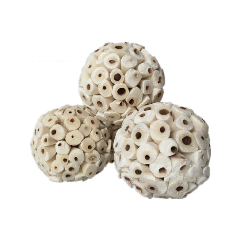 Горячий! Натуральные шарики Sola, мягкие жевательные игрушки для птиц, кроликов, попугаев, шиншилл, хомяков, морских свинок