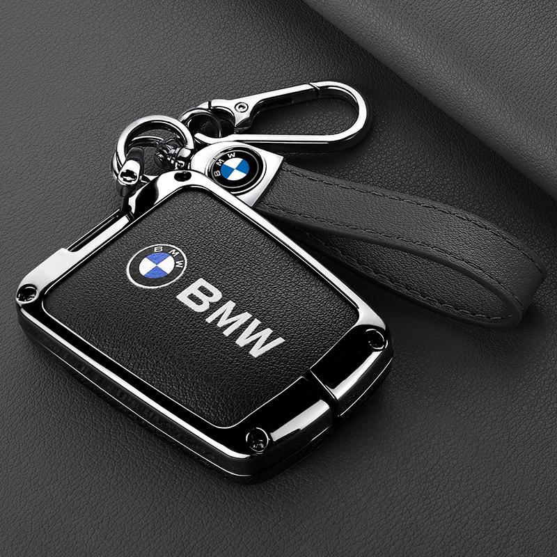 IQJD2 Zinc Alloy Car Remote Key Case Cover Holder Shell For BMW I3 I8 Series 2014 2015 2016 2017 2018 Protection Keychain Accessories