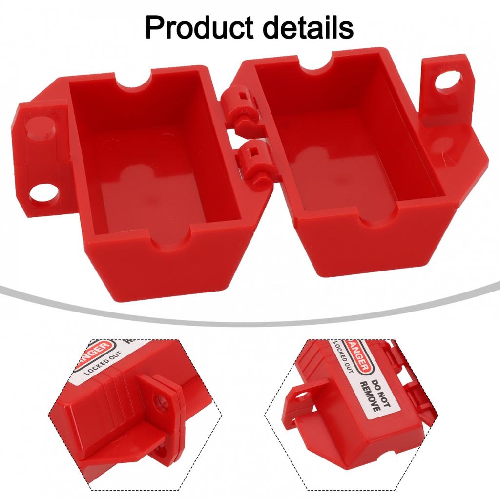 Plastic Tag Out Device Safety Tools Electrical-Plug Lockout Box
