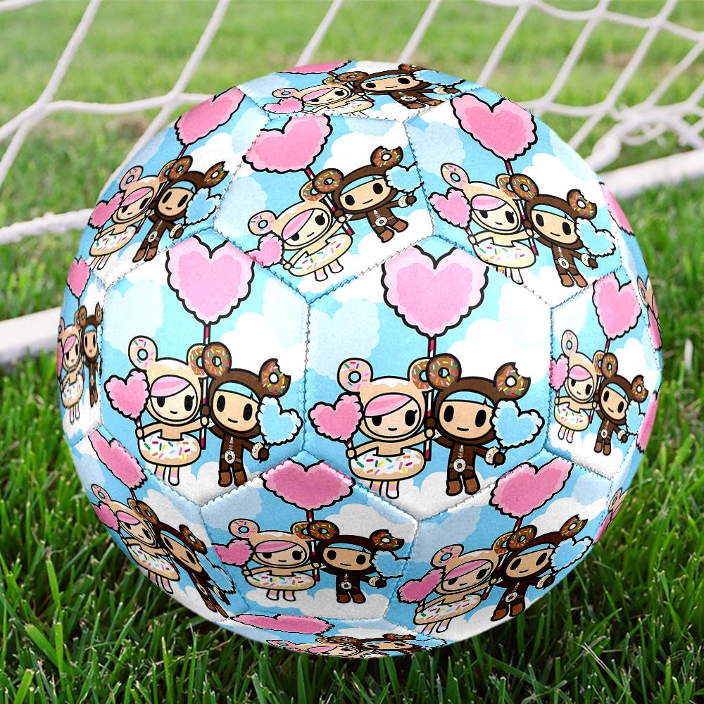 Футбольный мяч tokidoki, размер 5, подходит для матчей как в помещении, так и на улице, отличный подарок для всех.