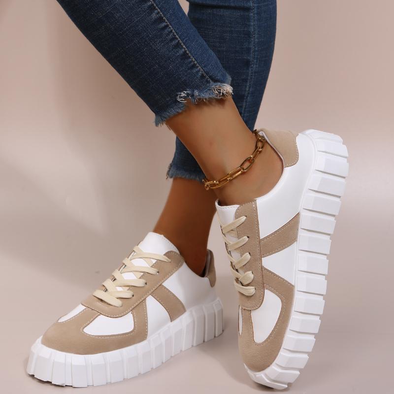 2024 Новые летние женские кроссовки, модные цветные вулканизированные туфли, кроссовки со шнуровкой на перекрестной подошве, женские повседневные туфли на плоской платформе