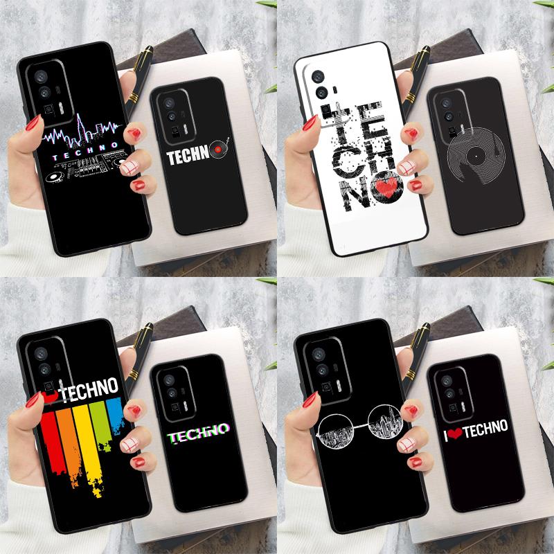 Чехол в стиле Техно для Xiaomi 13T 14T Pro 12T 11T 13 14 Ultra POCO X6 Pro M6 X3 X5 M5s F3 F5 F6