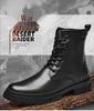 Очень большие мужские кожаные ботинки Dr. Martens - Для улицы, Теплые, Повседневные, Рабочая одежда на Осень/Зиму с дизайном для большого пальца.