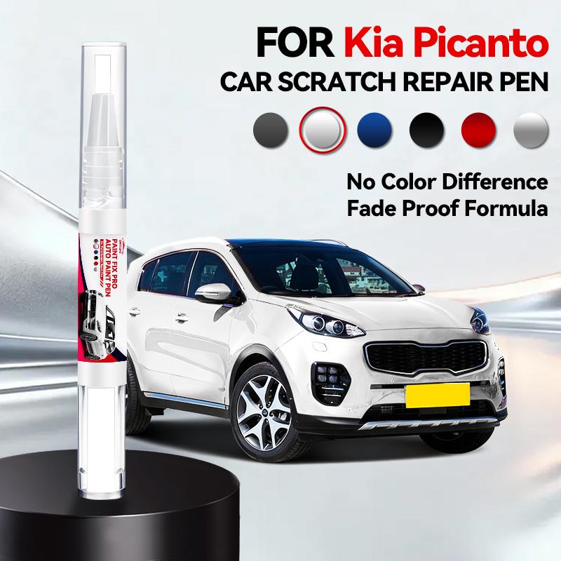 Для Kia Picanto Ремонтная ручка для краски Подкраска Удаление царапин Сделай сам Автоаксессуары Черный Белый Серебристый Красный