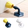 Household Doors Catch Doorstops Wall Protectors Holders Non-slip ABS Sturdy Anti-Collision Silicone Magnetic Door Stop Door Stoppers