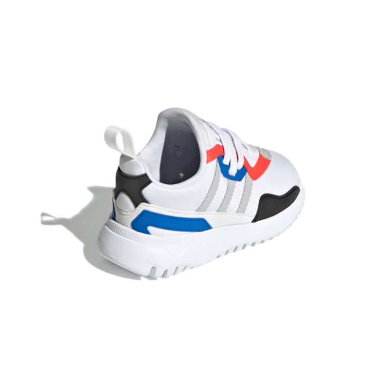 adidas Детские кроссовки Flex Infant White Glow Blue Black Cloud-White Grey-Two FX5328