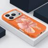 Чехол с узором розовых цветков гибискуса для iPhone 17 Pro Max Funda iPhone 16 Pro Max 15 14 13 12 11 Air 16E Силиконовая накладка с текстурой кожи
