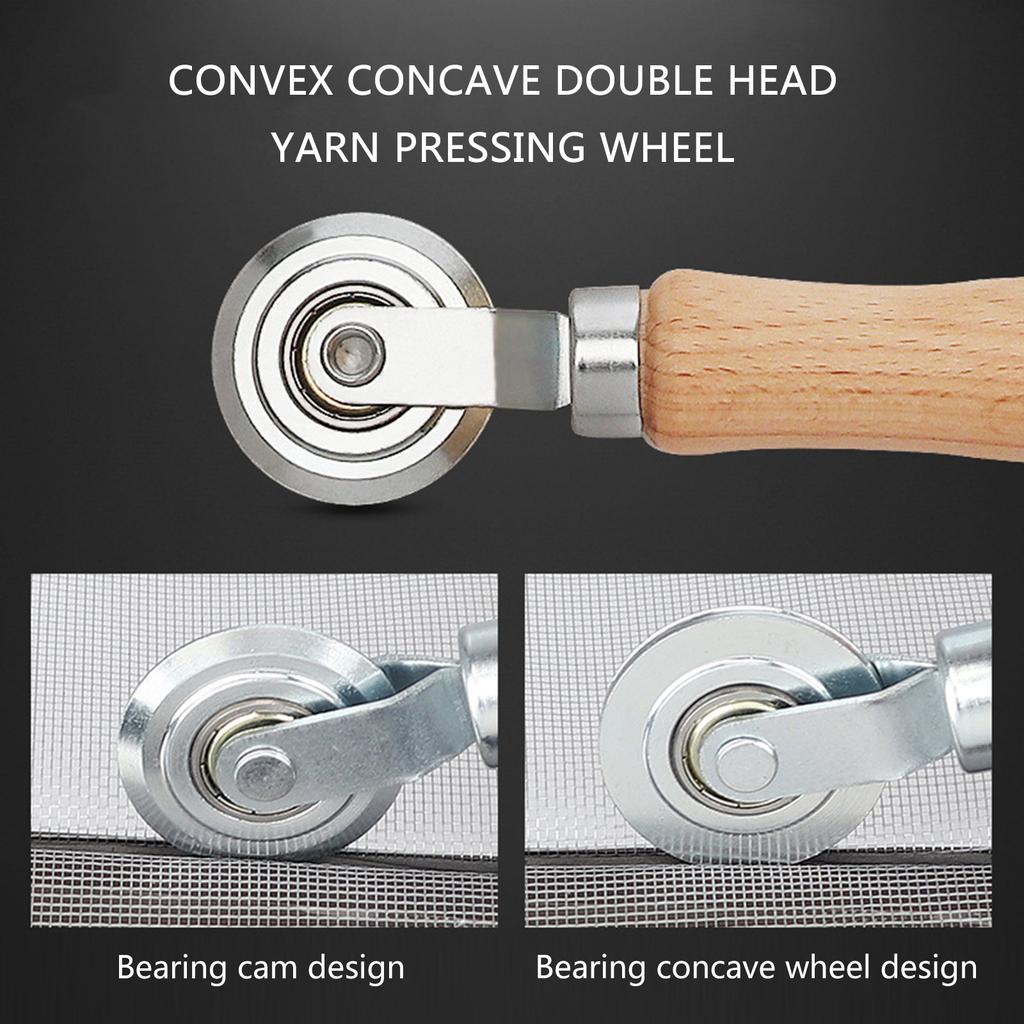 Двойной ролик для уплотнения, ролик для шлицов, закаточный инструмент, закаточный инструмент для оконной решетки, крючок для удаления шлицов, трубогиб