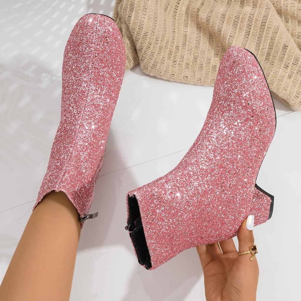 Модные женские ботильоны, удобные сексуальные ботинки, зимние, большого размера, обувь люксового бренда, женские, для улицы, модные, на молнии, для вечеринок, короткие ботинки, женские