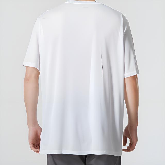 PUMA T Shirts Men's White Crew Neck Moderate 587212-02