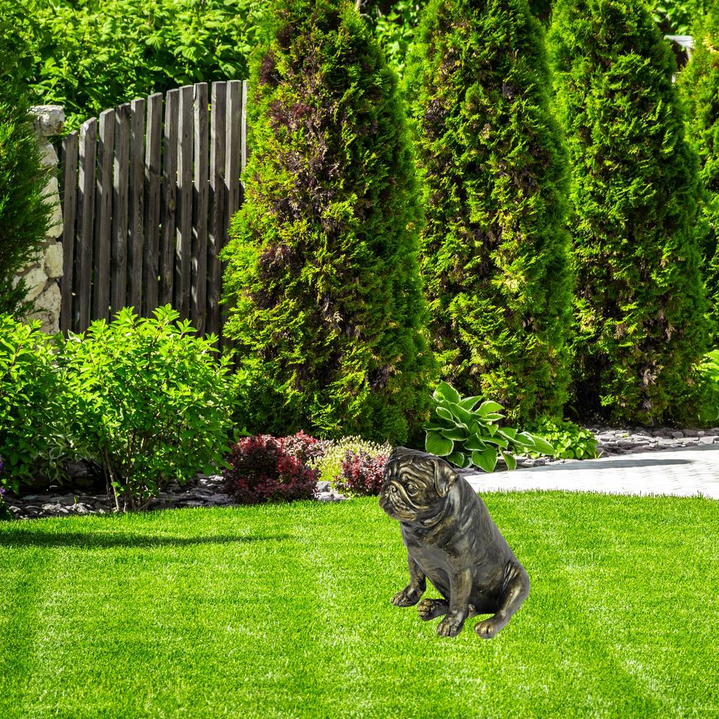 Pug - Life-size dog statue, 1:1 scale figure, statue for the garden by Art-Dog